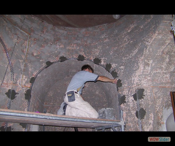 2006 - Vorbereitungen zum putzen in der 0. Etage